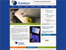 Tablet Screenshot of ganesco.com